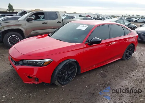 2024 Honda Civic Sport из США, поврежденный, VIN 2HGFE2F50RH551503